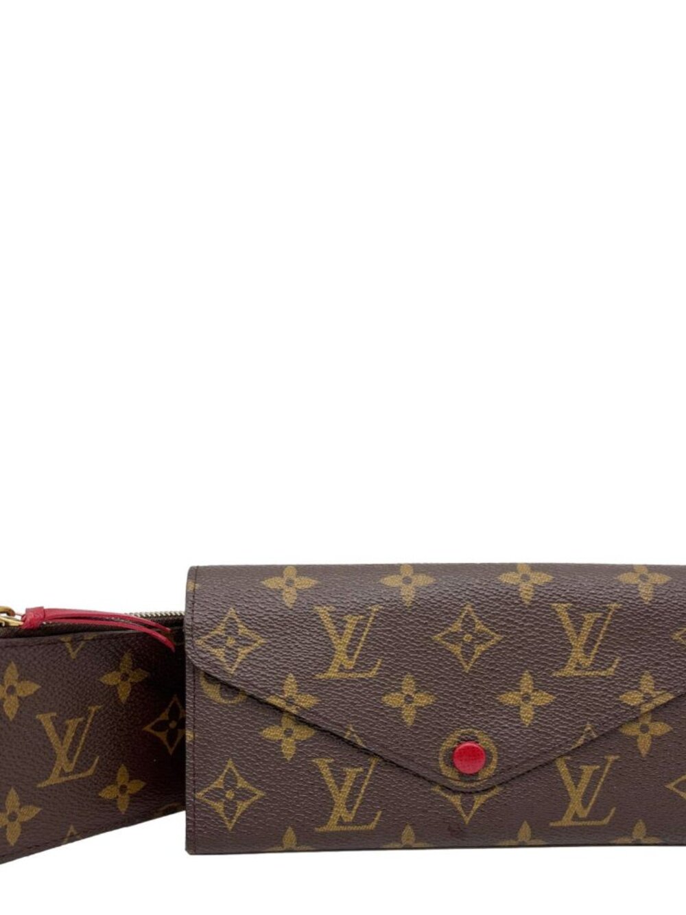 Louis Vuitton Josephine Monogram Canvas Wallet Brown